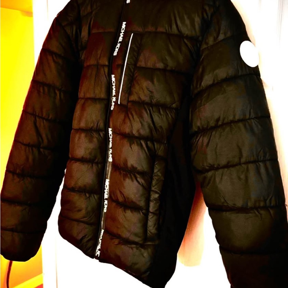 🖤 Michael Kors Puffer Jacket, Hooded, Black, Warm + Lightweight, Size 14/16 ❄️🔥
